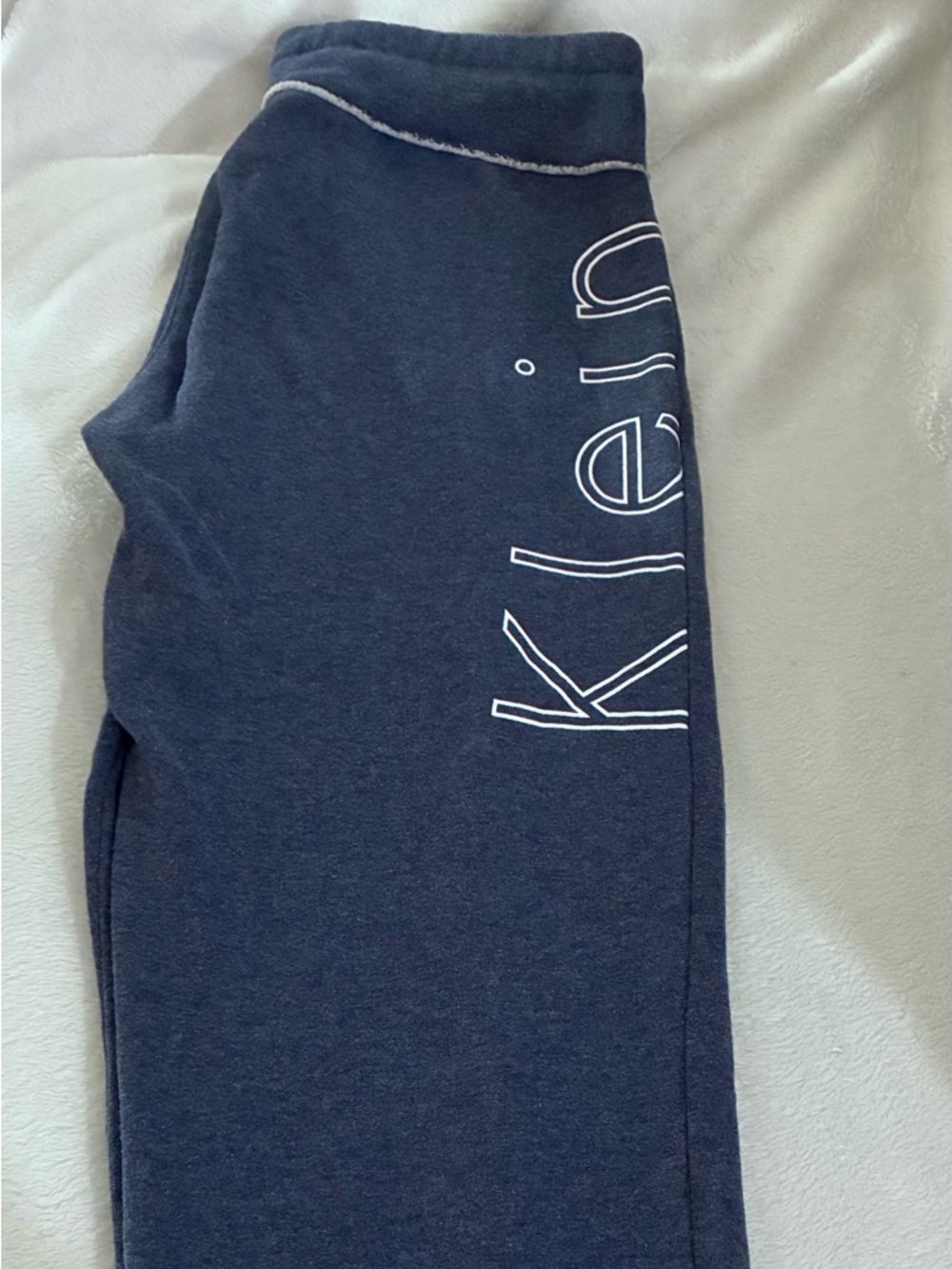Calvin Klein Navy Jogger Sweatpants | Logo Side | Cozy Lounge Fit - Picture 7 of 9